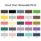 Cricut Removable Vinyl 70ct Ultimate Sampler with Joy Standard Grip Mat and Brayer Bundle